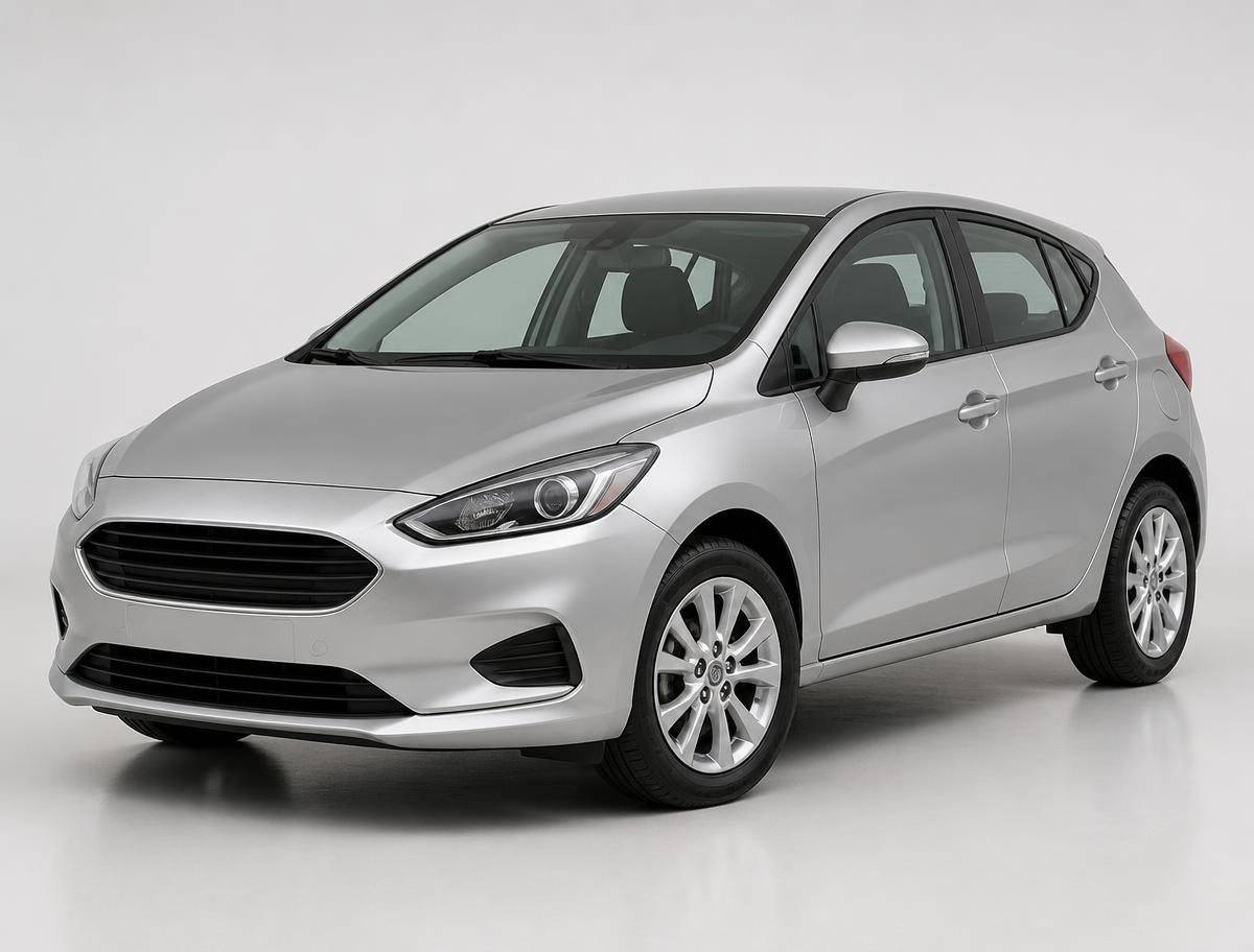 Clean silver compact rental car available from Emerald Key Auto